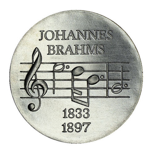 Jaeger 1540 5 Mark DDR Johannes Brahms 1972 ST