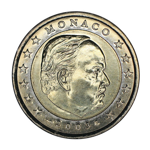 Monaco 2 Euro Fürst Ranier 2003 bankfrisch