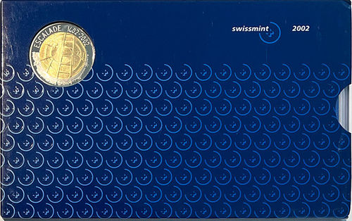 Schweiz 8.86 + 5 Franken Kursmünzensatz KMS 2002 PP
