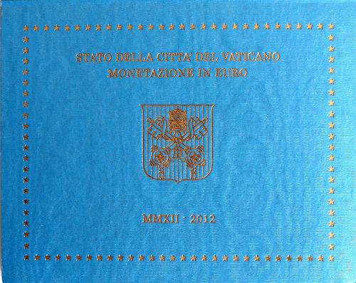 Vatikan Euro Münzen Set 2012 ST Kursmünzensatz Benedikt XVI.