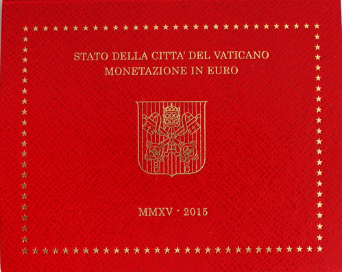 Vatikan Euro Münzen Set 2015 ST Kursmünzensatz Franziskus