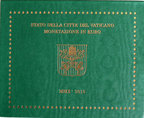 Vatikan Euro Münzen Set 2010 ST Kursmünzensatz Benedikt XVI.