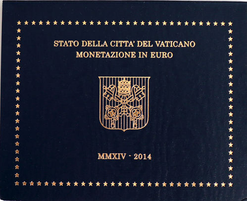 Vatikan Euro Münzen Set 2014 ST Kursmünzensatz