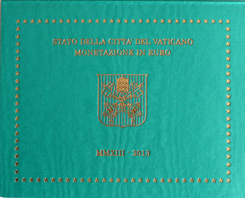 Vatikan Euro Münzen Set 2013 ST Kursmünzensatz Benedikt XVI.