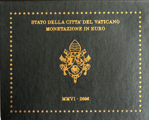 Vatikan Euro Münzen Set 2006 ST Kursmünzensatz Benedikt XVI.
