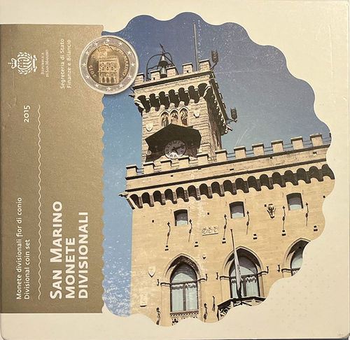 3,88 Euro San Marino Kursmünzensatz KMS ST 2015