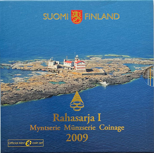 Finnland 3.88 Euro Kursmünzensatz KMS Rahasarja I Leuchtturm 2009 ST Folder