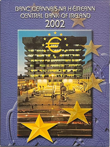 3.88 Euro Irland Kursmünzensatz KMS Euro-Stars 2002 Folder ST