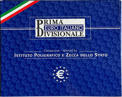 3.88 Euro Italien Kursmünzensatz KMS 2002 ST Prima Euro Divisionale
