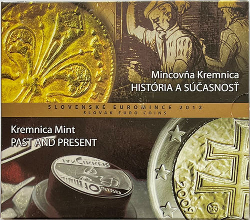 3.88 Euro Slowakei Kursmünzensatz KMS Kremnica Mint 2012 ST