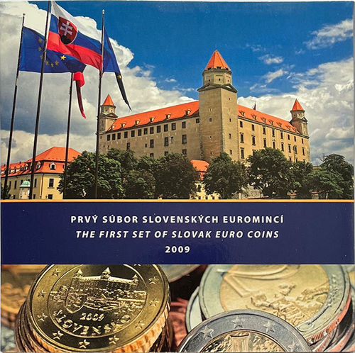 3.88 Euro Slowakei Kursmünzensatz First Euro-Set 2009 ST