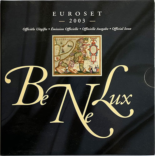 BENELUX Euroset  3 x 3.88 Euro Kursmünzensatz KMS 2003 ST