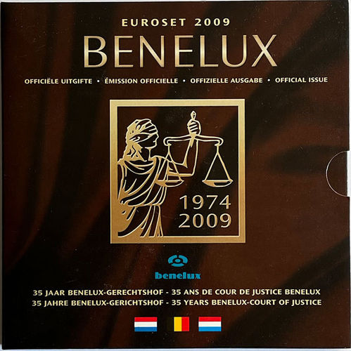 BENELUX Euroset3 x 3.88 Euro Kursmünzensatz KMS 2009 ST