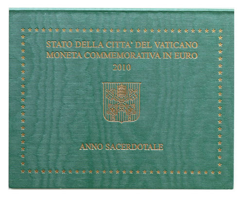 2 Euro Vatikan Priesterjahr 2010 ST Folder