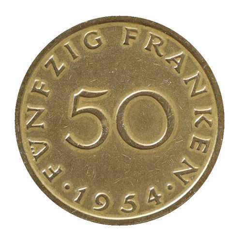 Jaeger 803 Saarland 50 Franken Zechenanlage 1954