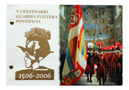 2 Euro Vatikan 500 Jahre Schweizer Garde 2006 ST Numisbrief