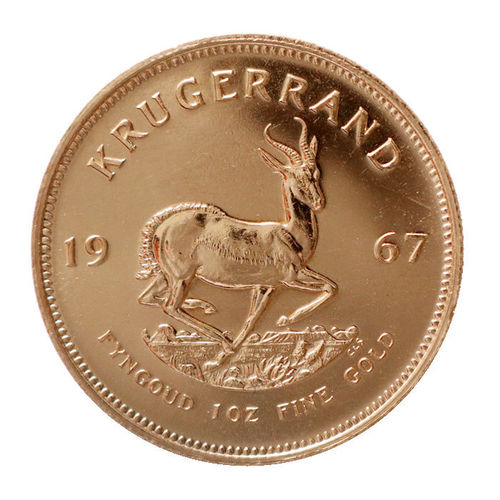 Südafrika 1 oz Gold Krügerrand 1967 bankfrisch