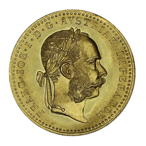 Österreich 1 Dukat Franz Joseph I. Gold 1915 bankfrisch