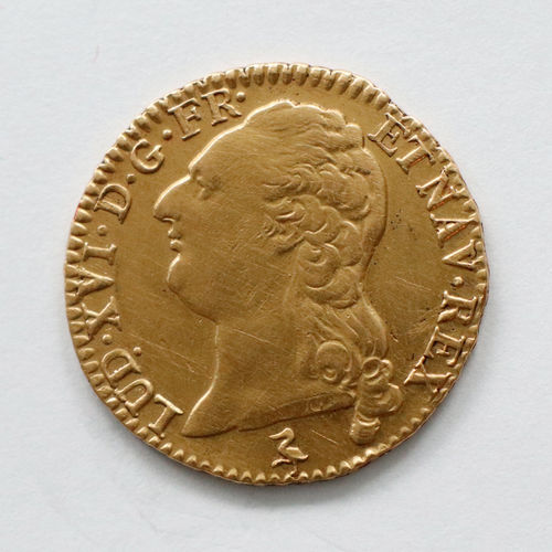 Frankreich Louis d'or à la tête nue 1788 A Paris Ludwig XVI. vz-St