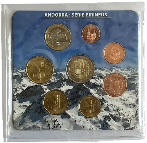 Andorra 3.88 Euro Münssatz KMS 2014 ST Blister