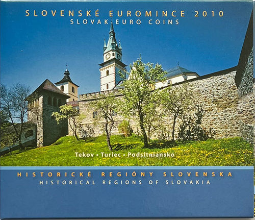 3.88 Euro Slowakei Kursmünzensatz KMS Historische Regionen 2010 ST