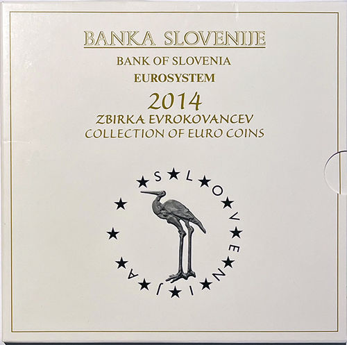 3.88 + 2 + 3 Euro Slowenien Kursmünzensatz KMS 2014 ST