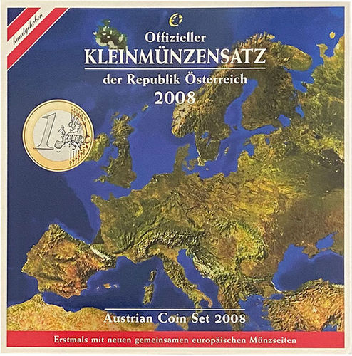 Österreich 3.88 Euro Kursmünzensatz KMS 2008 ST Europa