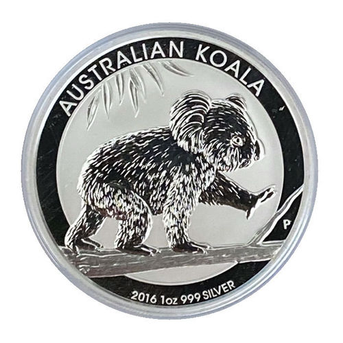Australien 1 Dollar 1 Unze Silber Koala 2016 ST
