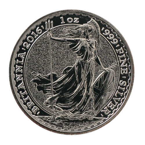 Grossbritannien 2 Pfund 1 Unze Silber Britannia 2016 ST