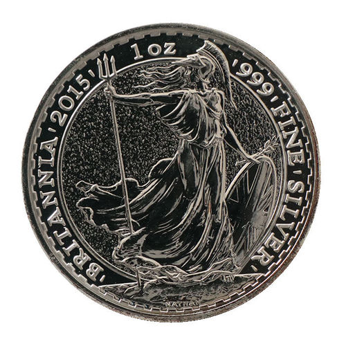 Grossbritannien 2 Pfund 1 Unze Silber Britannia 2015 ST