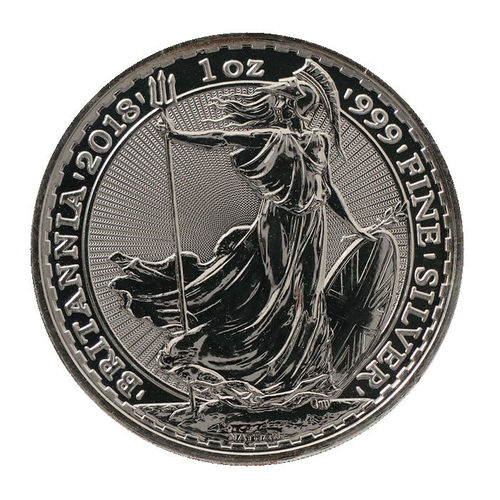 Grossbritannien 2 Pfund 1 Unze Silber Britannia 2018 ST
