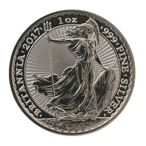 Grossbritannien 2 Pfund 1 Unze Silber Britannia 2017 ST
