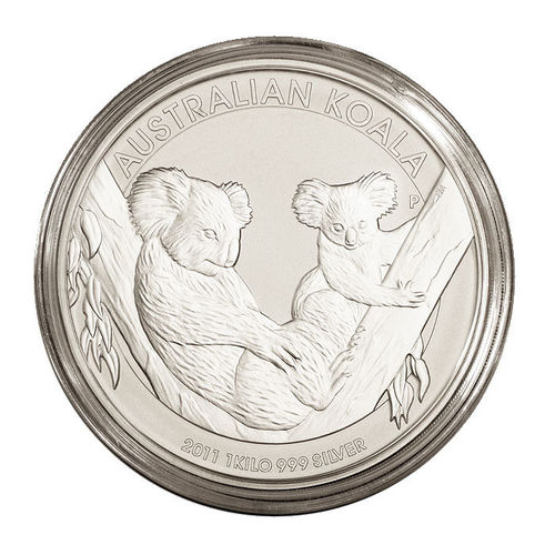 Australien 30 Dollar 1 kg Silber Koala 2011 ST
