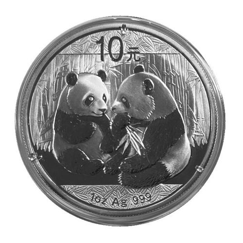 China 10 Yuan 1 Unze Silber Panda 2009 ST