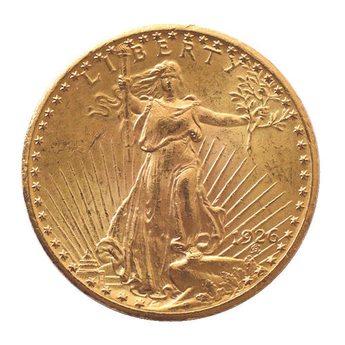 USA 20 Dollar Gold Saint Gaudens Double Eagle 1926 prägefrisch