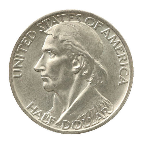 Y C9 USA Half Dollar Daniel Boone Bicentennial 1935 prfr