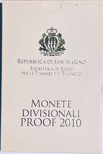 3,88 Euro San Marino Kursmünzensatz KMS 2010 PP proof