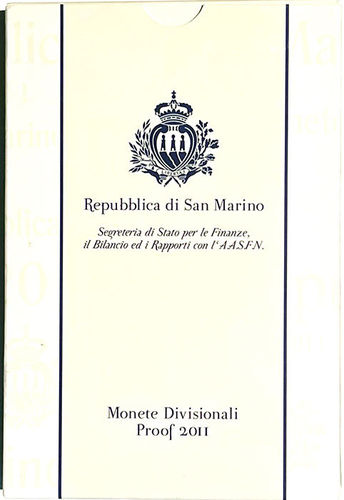 3,88 Euro San Marino Kursmünzensatz KMS 2011 PP proof