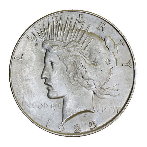 USA 1 Peace Dollar Silber 1925 Philadelphia MS 65
