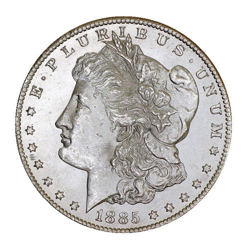 USA 1 Morgan Dollar Silber 1885 CC Carson City MS 63