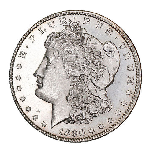 USA 1 Morgan Dollar Silber 1890 CC Carson City MS 63