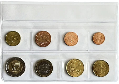 Andorra 3.88 Euro Münssatz KMS 2014 bankfrisch