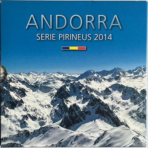 Andorra 3.88 Euro Münssatz KMS 2014 ST Last Diner Emission