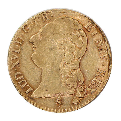 Frankreich Louis d'or à la tête nue 1786 A Ludwig XVI. ss-vz