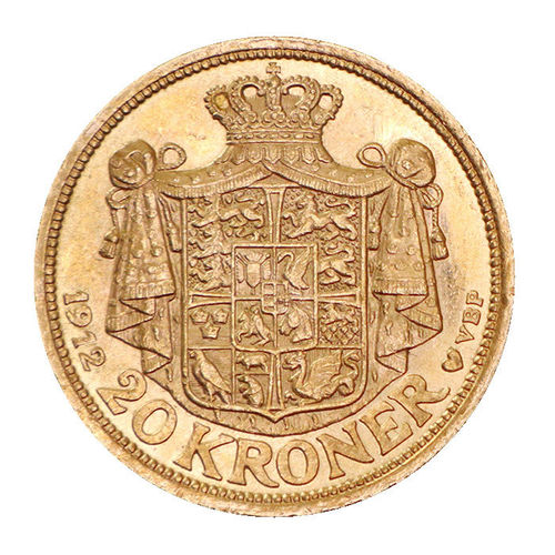 Dänemark 20 Kronen Frederik VIII. 1912 Denmark Kroner vz-prfr