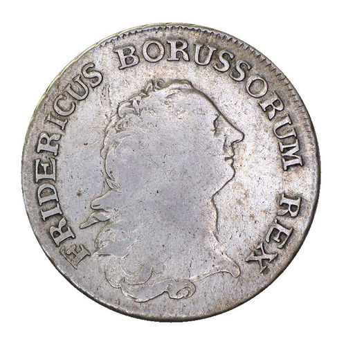 Brandenburg Preussen ½ Taler 1765 A Friedrich II. der Große s+