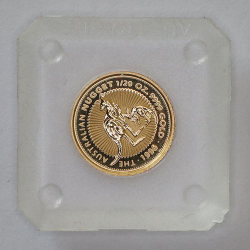 Australien Nugget Känguru 5 Dollars 1/20 oz Gold 1996 BU